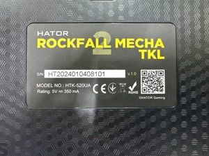 Б/в Клавіатура Hator rockfall 2 mecha tkl htk-520 01-201054873