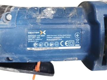 Б/в Кутова шліфмашина Dexter 800ag2-125.5 01-201067704