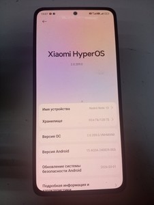 Б/в Мобільний телефон Xiaomi redmi note 13 4g 6/128gb 01-201108986
