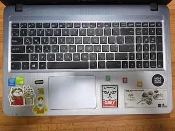 Б/в Ноутбук Asus 14/core i3 5005u ddr3/4gb ddr3/hdd 500 gb/ssd *відсутній/geforce 920m 2gb 01-201123676