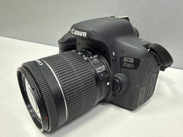 Б/в Фотоапарат Canon eos 750d + ef-s 18-55mm 1:3.5-5.6 is stm 01-201165150