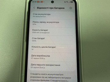 Б/в Мобільний телефон Samsung galaxy a37 5g 6/128gb 01-201177268
