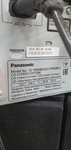 01-200591672: Panasonic sc-pmx802ees