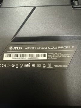 01-200792483: Msi vigor gk50