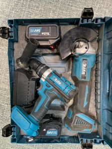 Б/в Набір інструментів Kita шліф. машина+шурупок.+2акб+зп 01-200798202