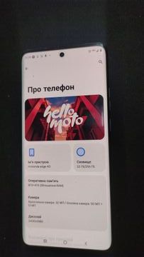 Б/в Мобільний телефон Motorola edge 40 8/256gb 01-200811015