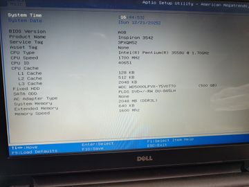 Б/в Ноутбук Dell pentium 3558u ddr3/2gb ddr3/hdd 500 gb/ssd *відсутній/*інтегрована 01-200825553