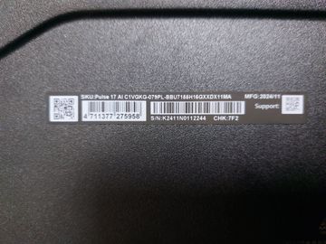 Б/в Ноутбук Msi 17/core ultra 7 155h ddr5/16gb ddr5/ssd 1000 gb/geforce rtx4070 8gb 01-200843033
