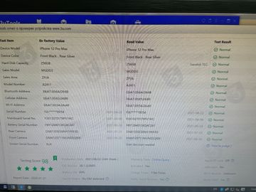 Б/в Мобільний телефон Apple iphone 12 pro max 256gb 01-200847082