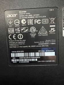 Б/в Ноутбук Acer 15/celeron n3060 ddr3/2gb ddr3/hdd 500 gb/*інтегрована 01-200878656