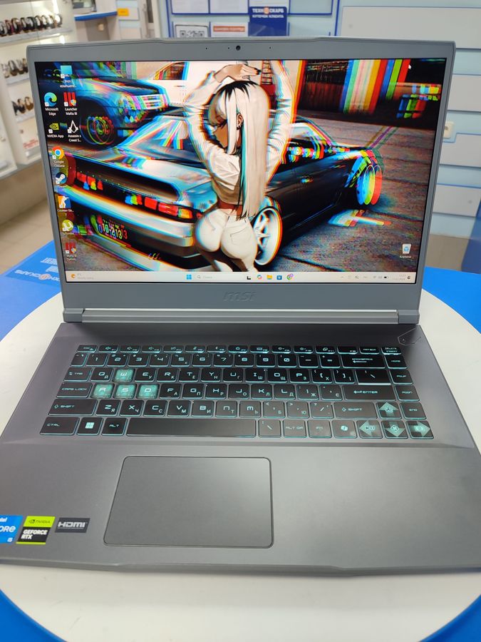 Ноутбук Msi 15/core i5-13420h ddr5/16gb ddr4/hdd *відсутній/ssd