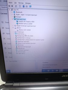 Acer 15/core i3 3217u ddr3/4gb ddr3/hdd *відсутній/ssd 240 gb/geforce 820m 2gb