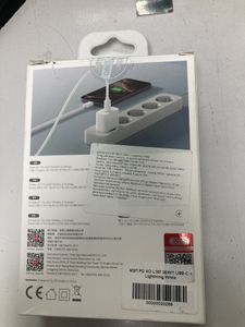 Б/в Мережевий зарядний пристрій Xo l167+lightning 01-200893835