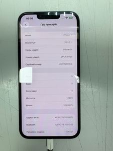 Б/в Мобільний телефон Apple iphone 14 128gb 01-200896448