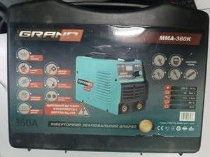 Б/в Зварювальний апарат Grand mma-360k 01-200908211