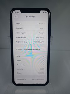 Б/в Мобільний телефон Apple iphone 11 128gb 01-200926910