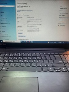 Б/в Ноутбук Lenovo 15/celeron n3350 ddr3/8gb ddr3/hdd 250 gb/*інтегрована 01-200972608