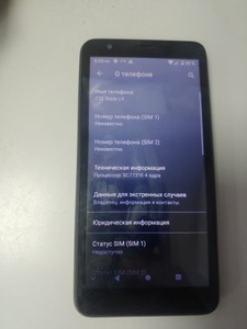Б/в Мобільний телефон Zte blade l9 1/32gb 01-201004575
