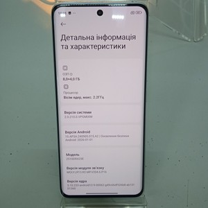Б/в Мобільний телефон Xiaomi redmi note 15 4g 8/256gb 01-201052692