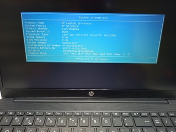 Б/в Ноутбук Hp 15/core i5-1235u ddr5/8gb ddr5/ssd 500 gb/*інтегрована 01-201127918