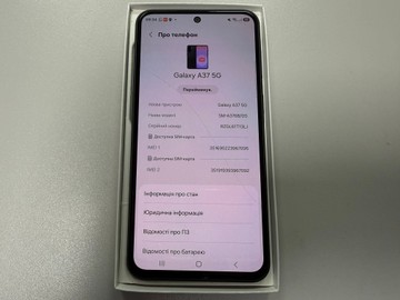 Б/в Мобільний телефон Samsung galaxy a37 5g 6/128gb 01-201177268