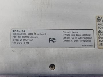 01-200784968: Toshiba 13/celeron n2840 ddr3/2gb ddr3/hdd *відсутній/ssd 24 gb/*інтегрована