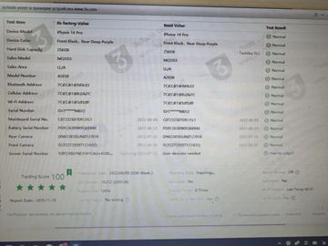 Б/у Мобильний телефон Apple iphone 14 pro 256gb esim 01-200798041