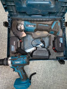 Б/в Набір інструментів Kita шліф. машина+шурупок.+2акб+зп 01-200798202