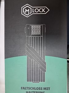 Б/в Велозамок Mlock faltschloss mit halterung 01-200778991