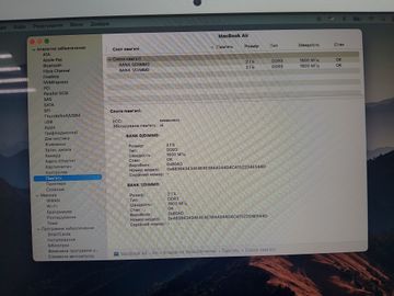 Б/в Ноутбук Apple macbook air a1466/ 13,3"/ core i5 1.3ghz/ram4gb/ssd256gb/intel hd graphics 5000 01-200871968