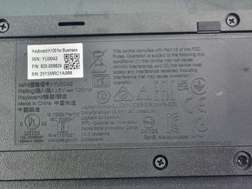Б/у Клавиатура Logitech k120 01-200874869