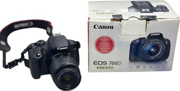 Б/в Фотоапарат Canon eos 700d + efs 18-55mm macro 0.25m/0.8ft 01-200871964