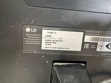 Б/в Монітор Lg 24ud58 01-200914862
