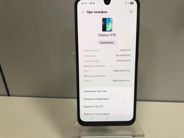 Б/у Мобільний телефон Samsung galaxy a16 4/128gb 01-200925494