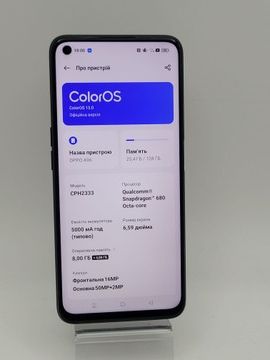 Б/в Мобільний телефон Oppo a96 8/128gb 01-200932344