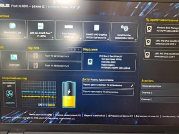 Б/у Ноутбук Asus 15/core i7-1355u ddr5/16gb ddr5/hdd *відсутній/ssd 1000 gb/geforce rtx2050 4gb 01-200928452