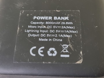 Б/у Повербанк Nutrimin 8000mah 01-200966057