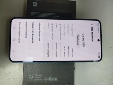 Б/в Мобільний телефон Samsung galaxy s25 12/256gb 01-201109190