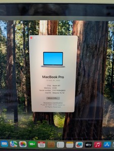 Б/в Ноутбук Apple a2338 macbook pro 13,3" m1 8-gpu/ ram8gb/ ssd256gb/ retina, truetone, touch bar 01-201101390