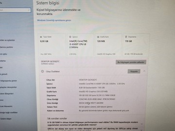 Б/в Системний блок Пк intel core i5-6500t/ram 8 gb/hdd відсутній/ssd 128 gb/інтегрована 01-201144721