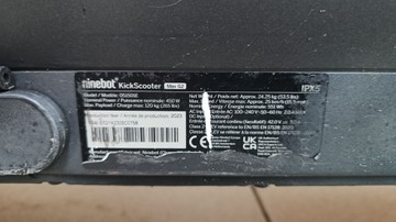Б/в Електросамокат Ninebot kickscooter max g2 01-201167357