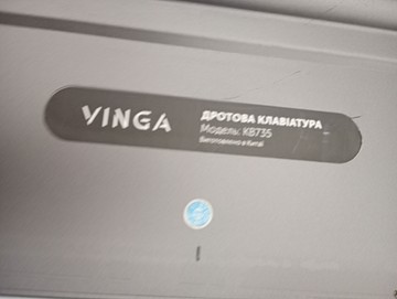 Б/у Клавиатура Vinga kb735-gray 01-201106487