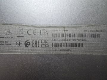 Б/у Ноутбук Acer 14/core i5-1240p ddr5/16gb ddr4/hdd *відсутній/ssd 500 gb/*інтегрована 01-200755327