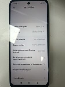 Б/в Мобільний телефон Xiaomi redmi 13 8/256gb 01-200832526