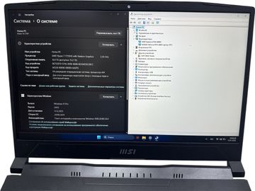 Б/в Ноутбук Msi 15/ryzen 7 7735hs ddr5/16gb ddr5/hdd *відсутній/ssd 1000 gb/geforce rtx4060 8gb 01-200794841