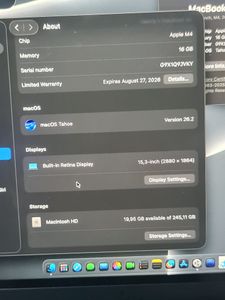 Б/в Ноутбук Apple macbook air 15" 2025 01-200854291