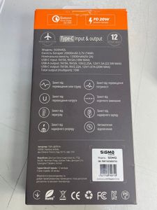 Б/в Повербанк Sigma x-power si20a4ql 01-200873541