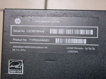 Б/в Системний блок Пк intel core i5-6500/ram 8 gb/hdd відсутній/ssd 128 gb/інтегрована 01-200889452