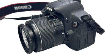 Б/в Фотоапарат Canon eos 700d + efs 18-55mm macro 0.25m/0.8ft 01-200871964