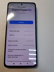 Б/у Мобільний телефон Xiaomi redmi note 13 4g 6/128gb 01-200913099